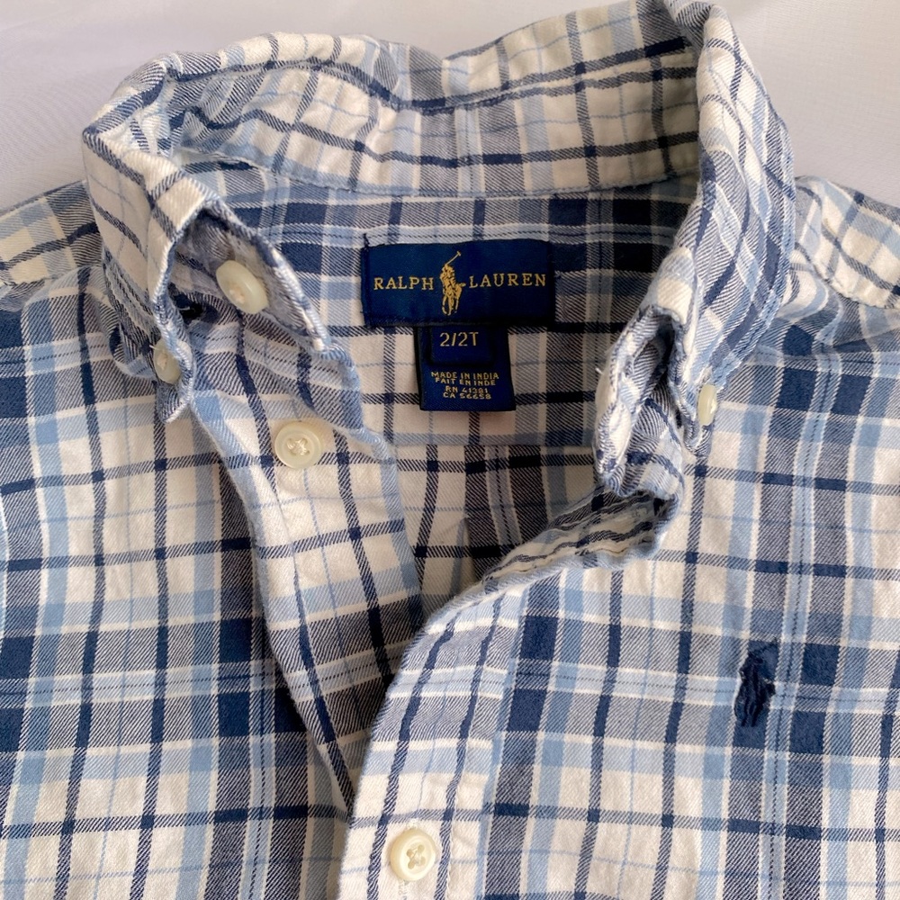 Ralph Lauren Botton Long Sleeve Shirt Size 2t